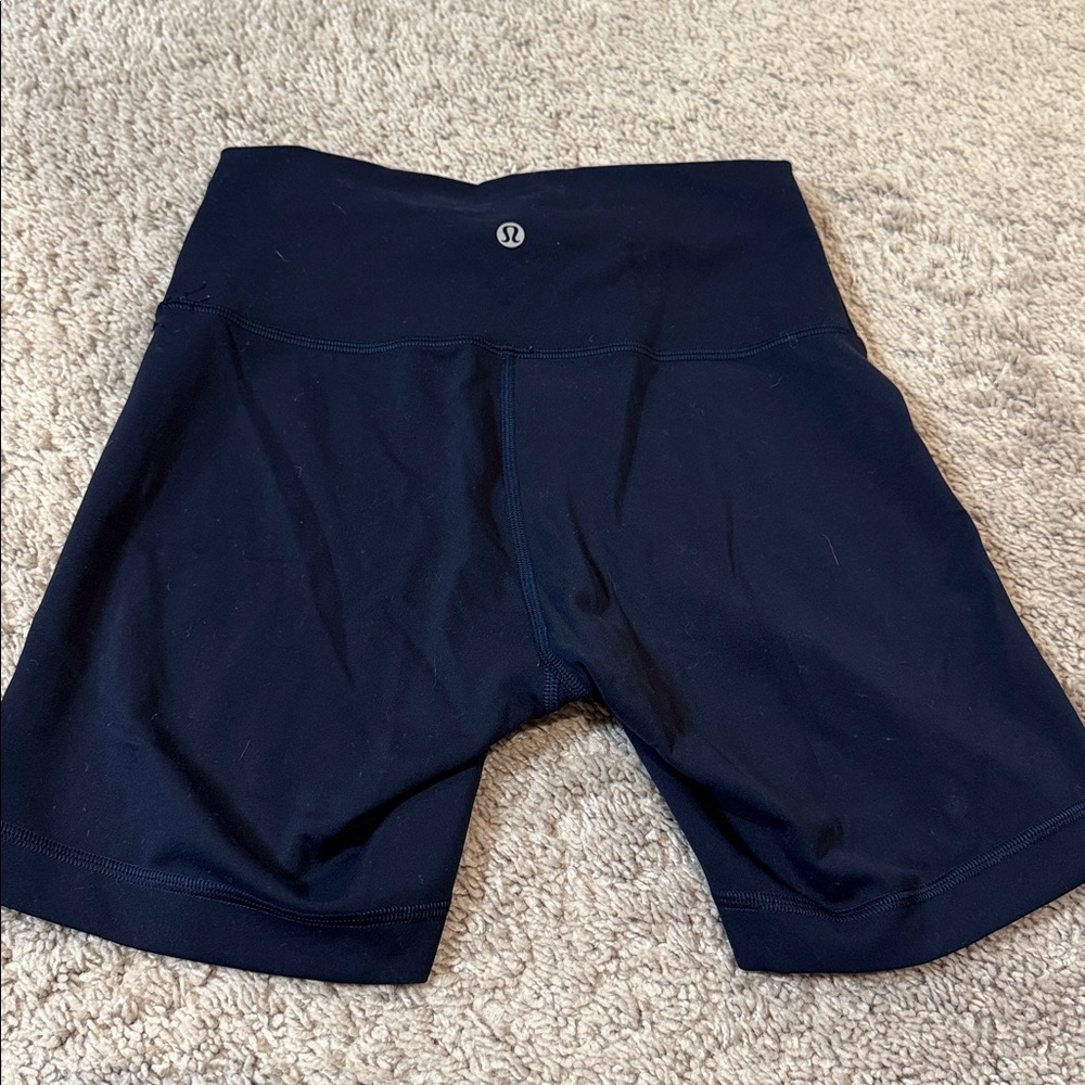 Lululemon Navy Blue Athletic Shorts